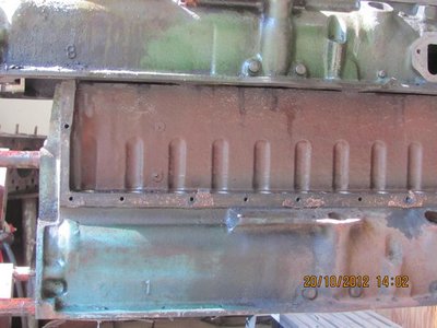 Top-French rebuilt; bottom-stateside engine